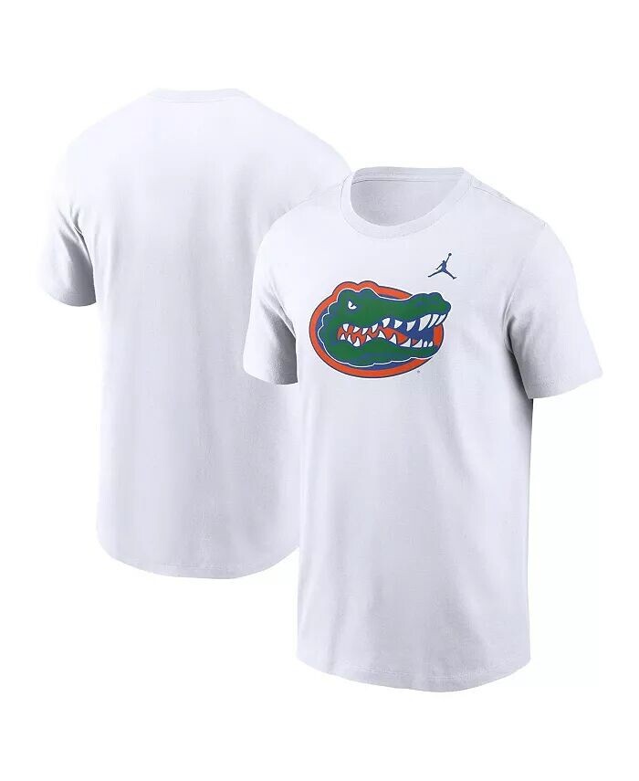 

Мужская белая футболка с логотипом Florida Gators Primetime Evergreen Jordan