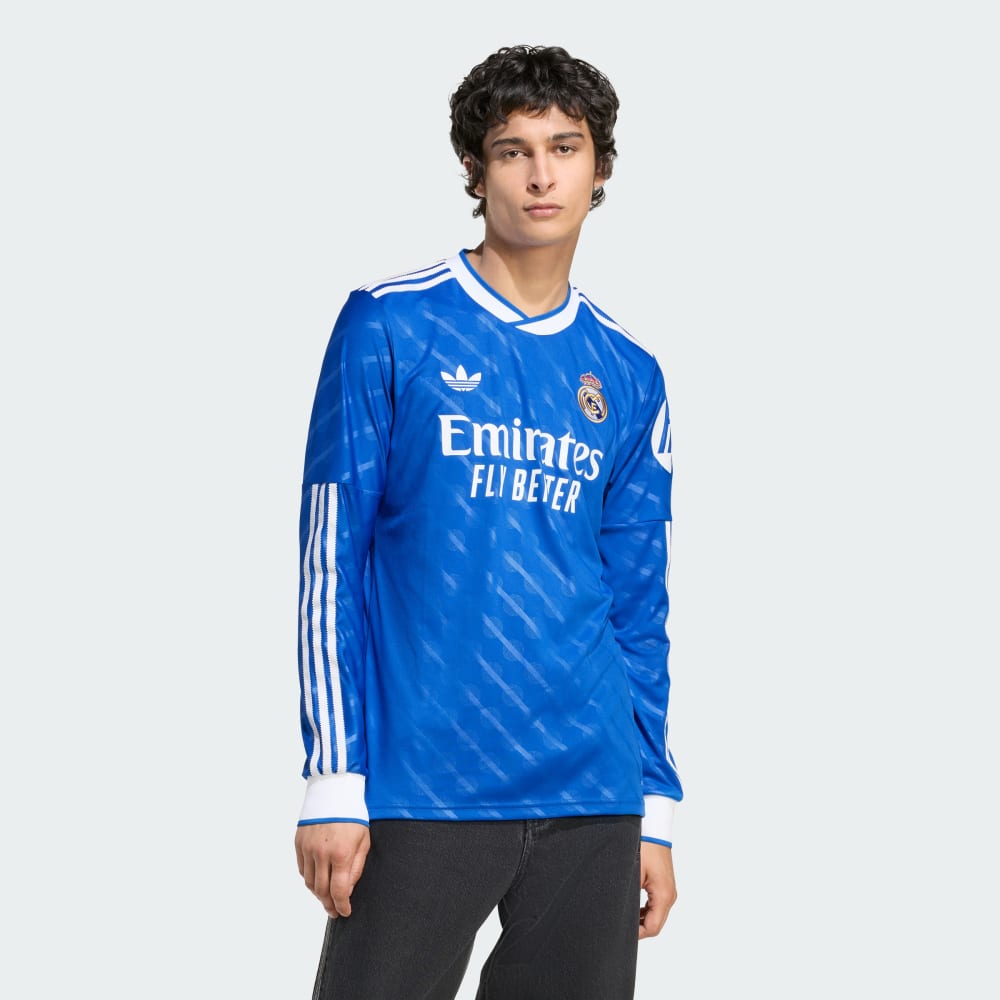 

Джерси Adidas Real Madrid 25/26 Long Sleeve Third Jersey, цвет Blue Bird
