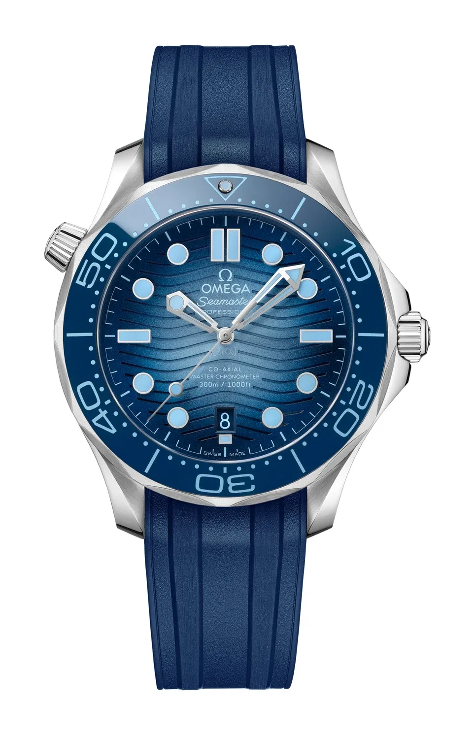 SEAMASTER DIVER 300М КО-АКСИАЛ МАСТЕР ХРОНОМЕТР 42 ММ - 210.32.42.20.03.002 OMEGA, синий