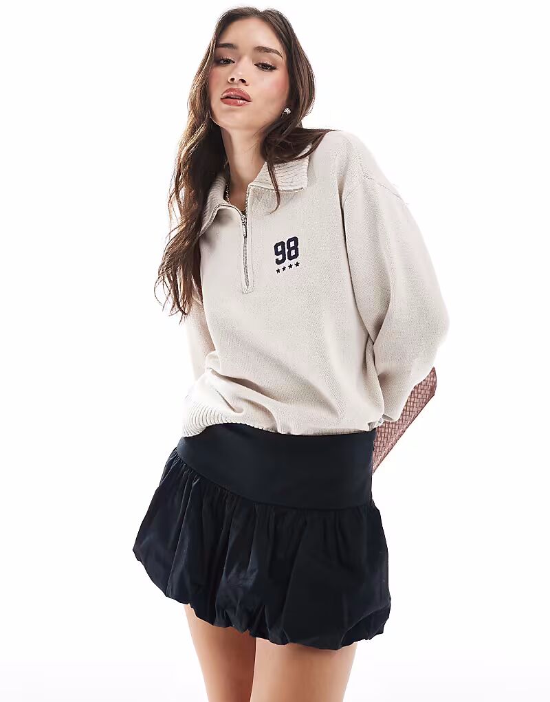 

Мини-юбка Hollister puffball черного цвета