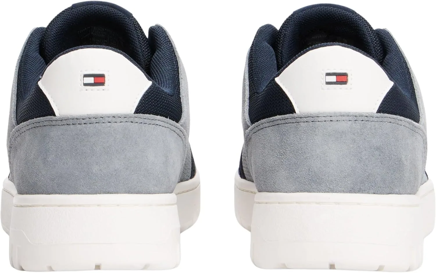 Мужские низкие кроссовки Tommy Hilfiger Th Basket Core Lite Suede Fm0fm05519, серый — фото 2