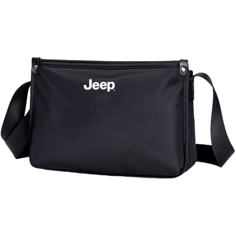 

Jeep Водонепроницаемая тканевая кроссбоди сумка, плечевая сумка Regular мужская Black