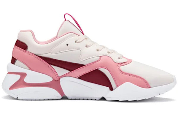 Кроссовки nova white/pink Puma, белый — фото 3