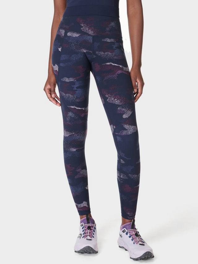 

Леггинсы для силовой тренировки Sweaty Betty, цвет Blue Spray Camouflage