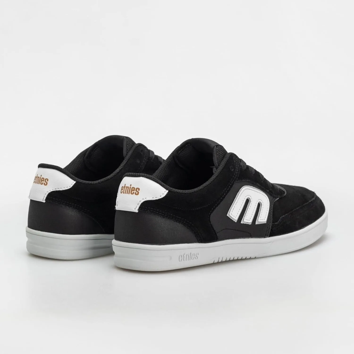 Кроссовки Etnies Serin в современном спортивном стиле скейтбордистов, усиленная конструкция, тройная износостойкая подошва Michelin, амортизация, повседневный стиль, белый/черный — фото 4