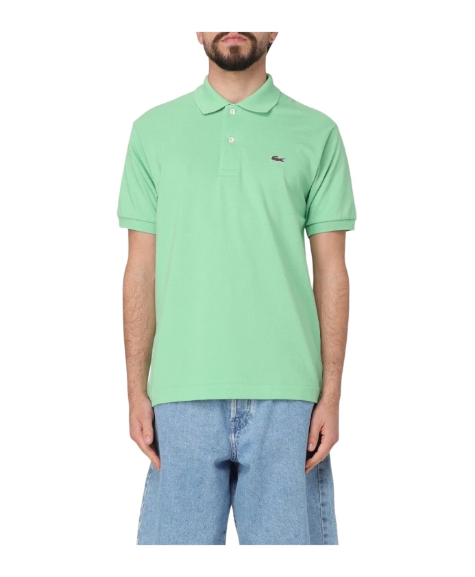 

Поло L1212 приталенного кроя Lacoste, зеленый