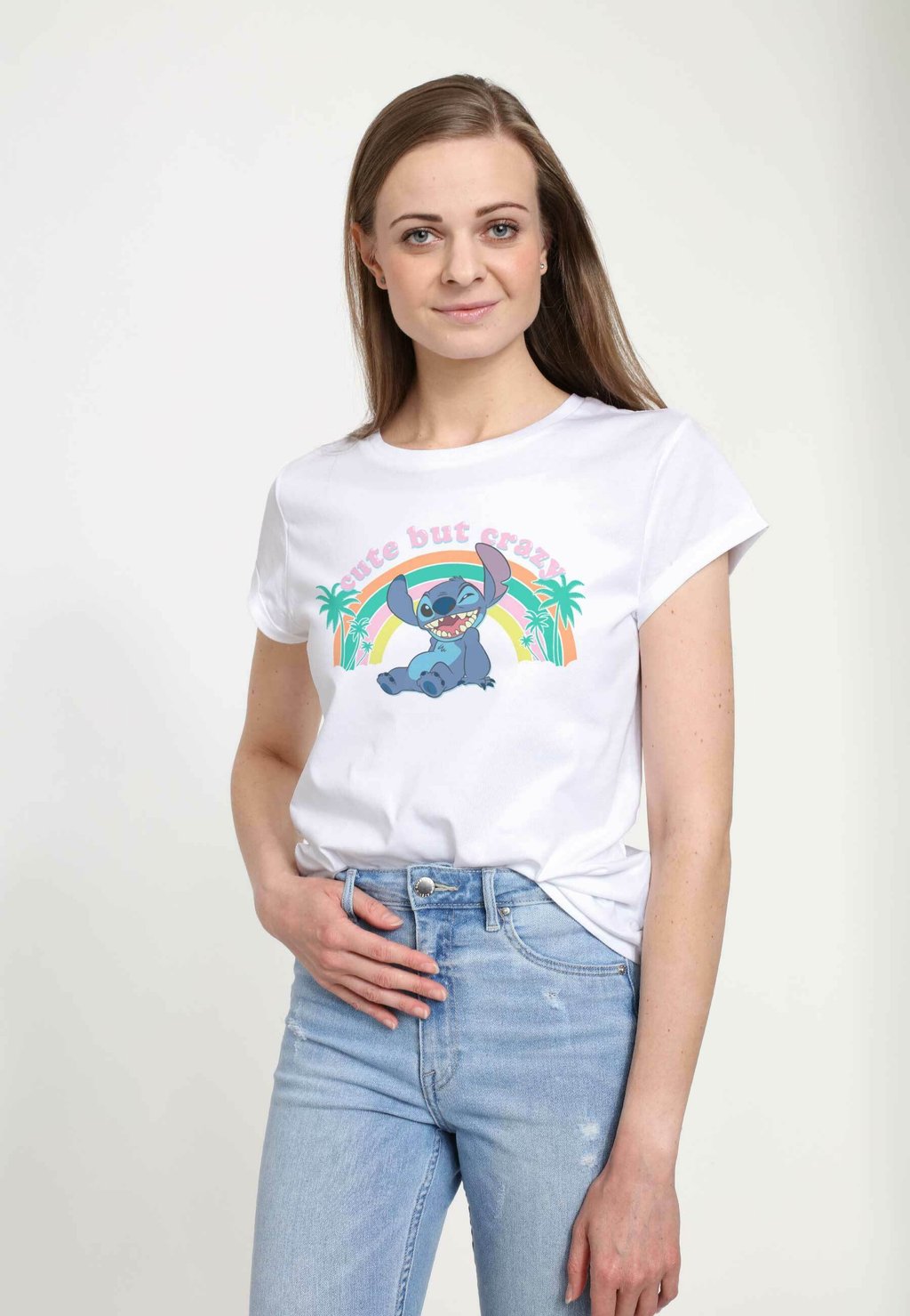 

Футболка с принтом DISNEY CLASSICS KAWAII STITCH Disney, белый