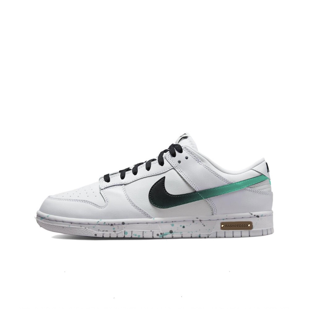 

Кроссовки Nike Dunk Skateboarding Shoes Men Low-top Black/green, черный/зеленый