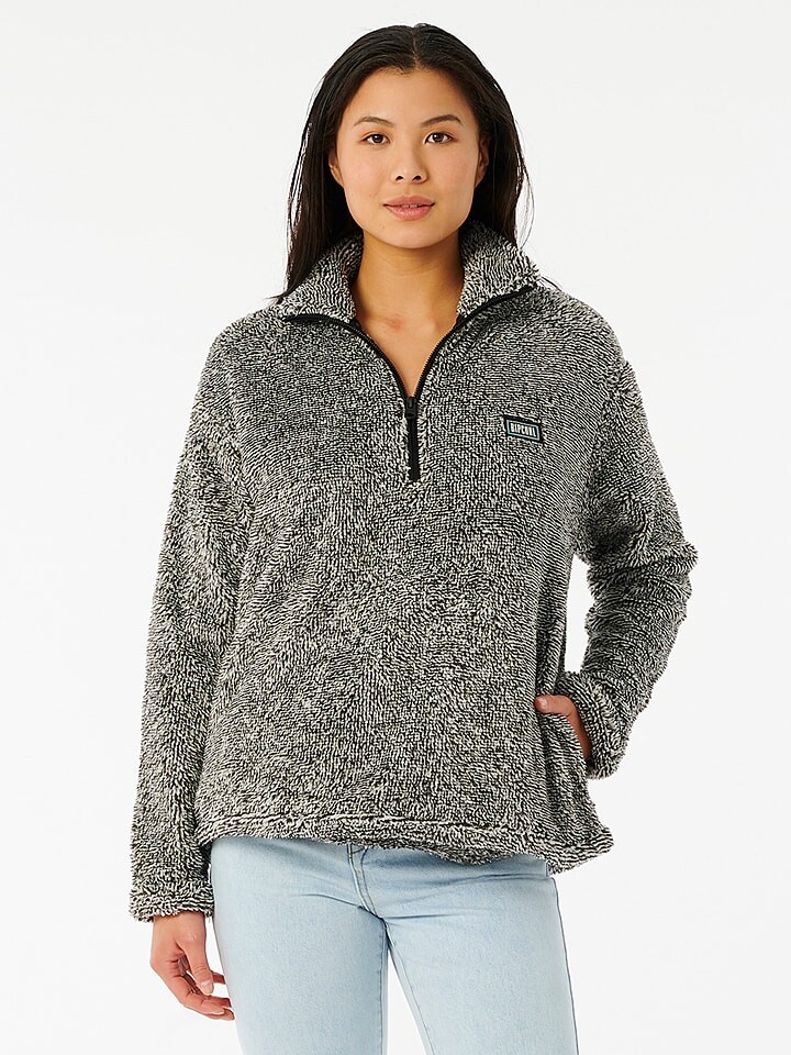 

Флисовый пуловер Rip Curl Fleece Dark and Stormy II, черный/белый