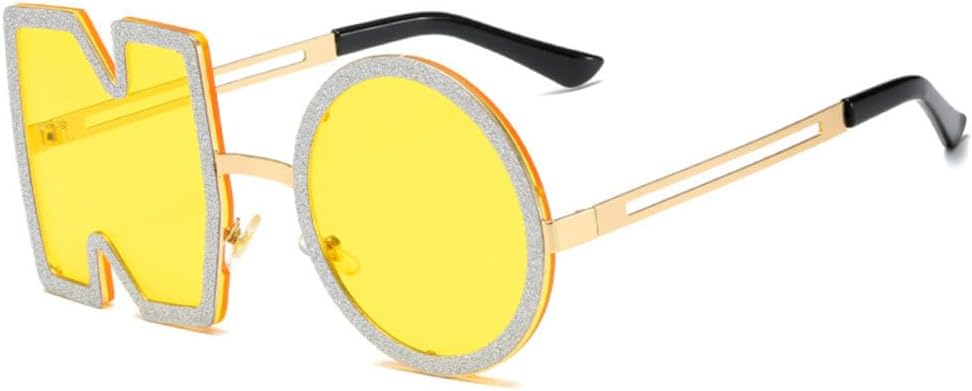 

Солнцезащитные очки без оправы с буквами для женщин, морской стиль, ретро, ​​бриллиантовые солнцезащитные очки для мужчин, прозрачные, красочные, без оправы, уникальные MTZJH, C7