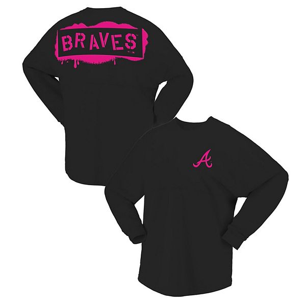 

Женская черная футболка с длинным рукавом atlanta braves neon Fanatics, Черный, Женская черная футболка с длинным рукавом atlanta braves neon Fanatics