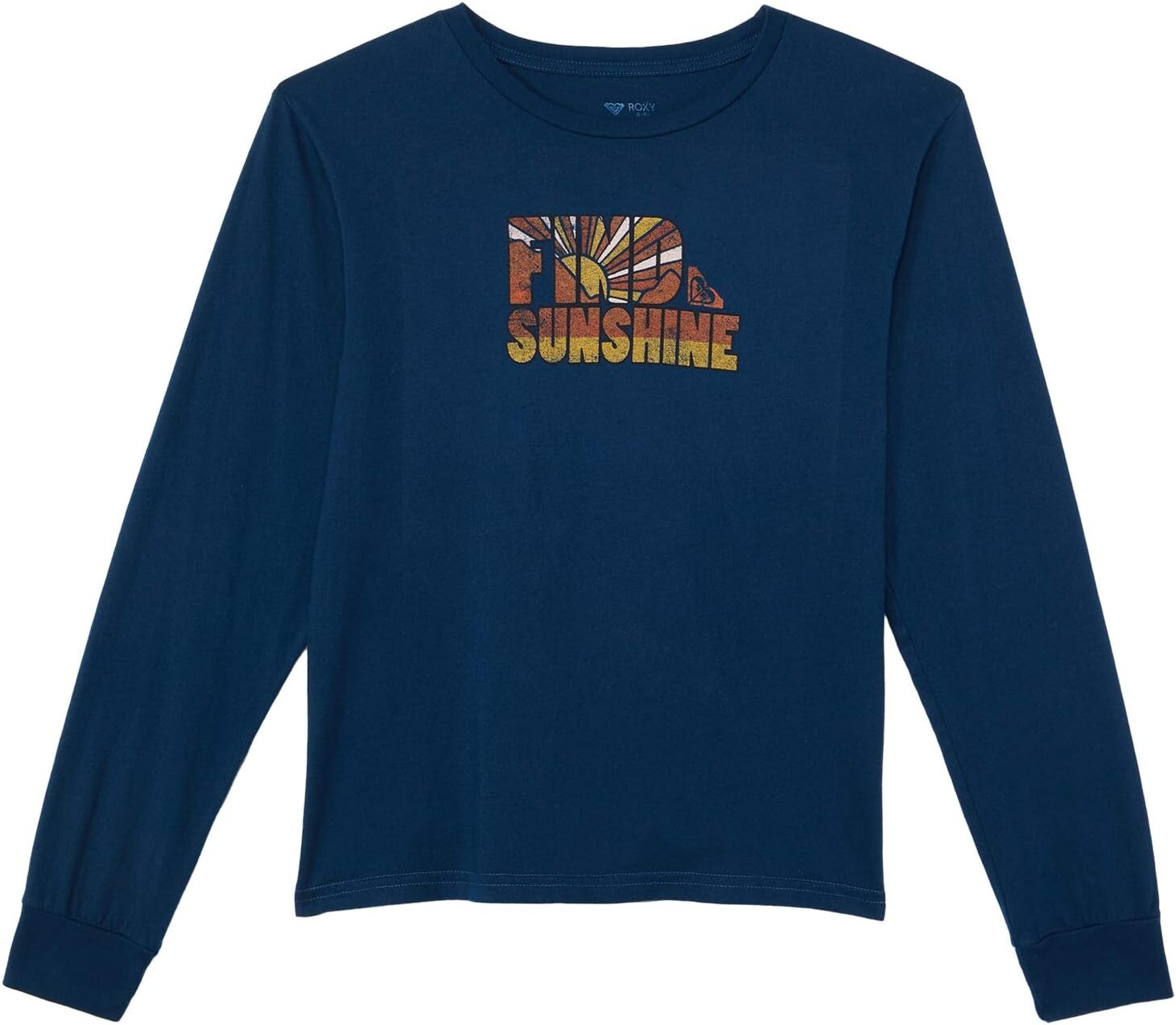 

Футболка Roxy Find Sun T-Shirt, цвет Moonlight Blue
