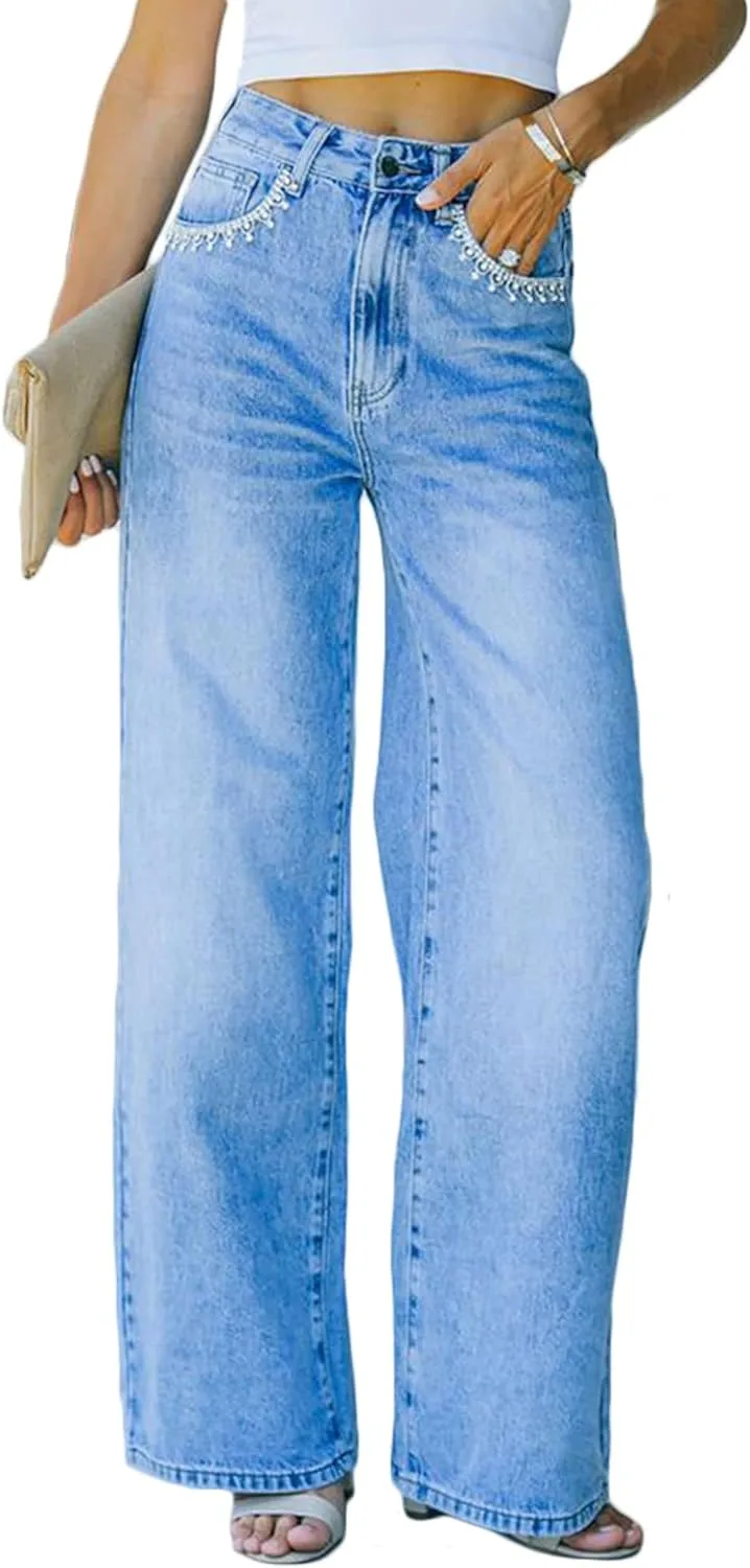 

CHARTOU женские джинсы клеш