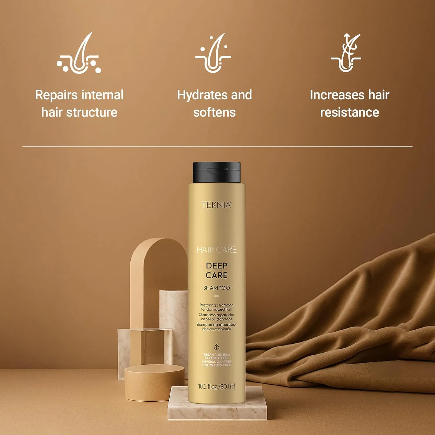 Профессиональный шампунь для женщин Lakmé Teknia Deep Care 300 мл Lakmé — фото 3