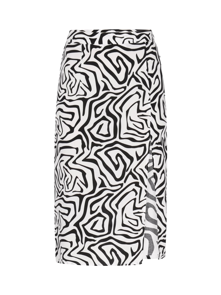 

Юбка до колена myMo ROCKS, цвет white black