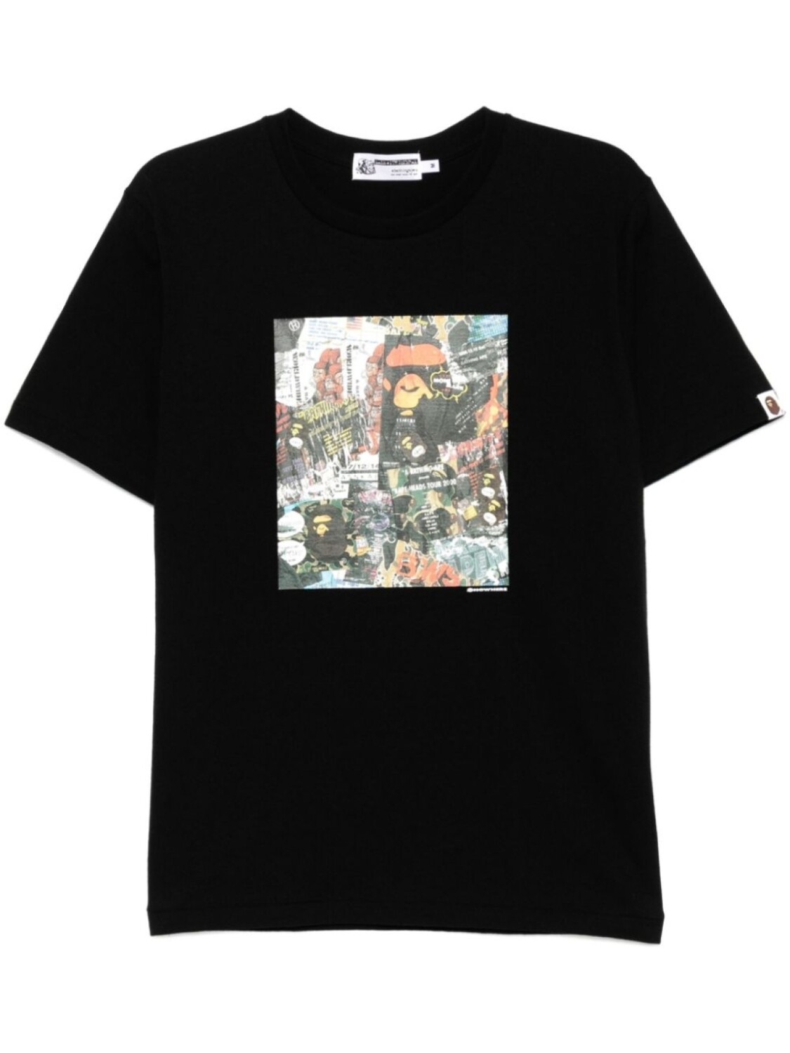 

Футболка BAPE с принтом A BATHING APE, черный