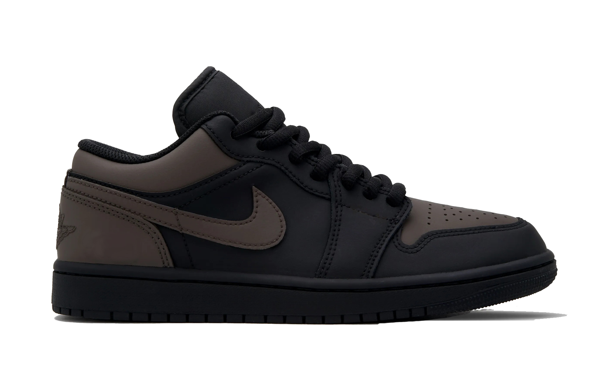 Jordan Кроссовки Air 1 Black Brown Ma Sweet Low top Vintage Basketball Shoes Unisex Black — фото 3
