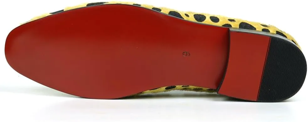 

Лоферы FI-7532 из пони с леопардовым принтом Fiesso by Aurelio Garcia, желтый