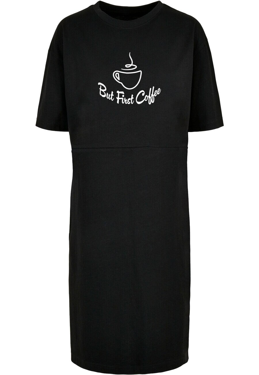 

Платье Merchcode BUT FIRST COFFEE, черный