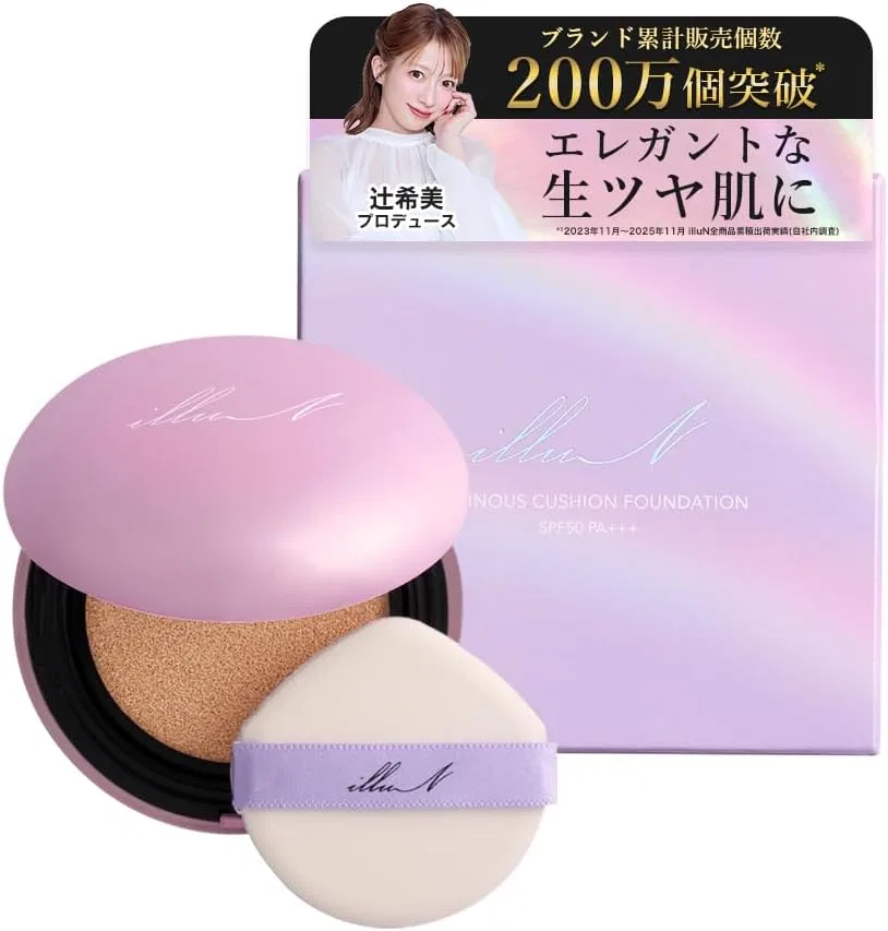 Тональная основа Illun Luminous Cushion Foundation, 15 г, SPF50 PA+++, оттенок Milk 21