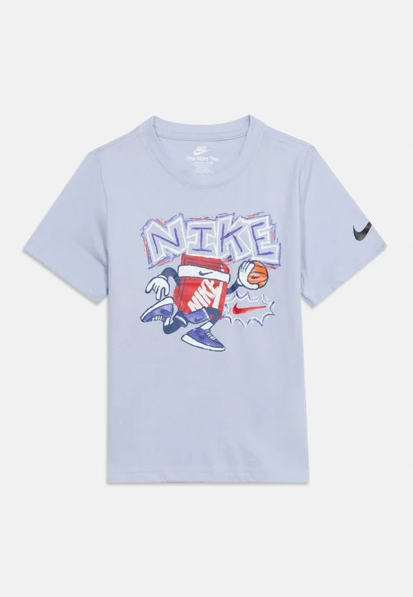 Футболка с принтом в виде мяча, мелового цвета, квадратной формы Nike Sportswear, Ghost — фото 3