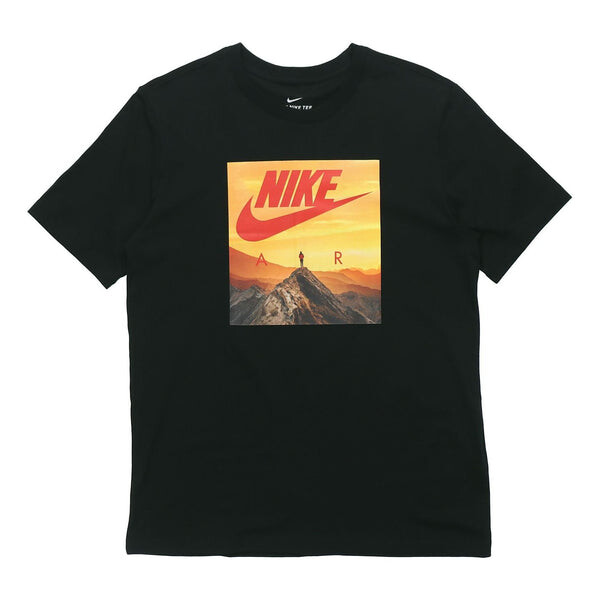 

Футболка фотопечать короткий рукав Nike, черный