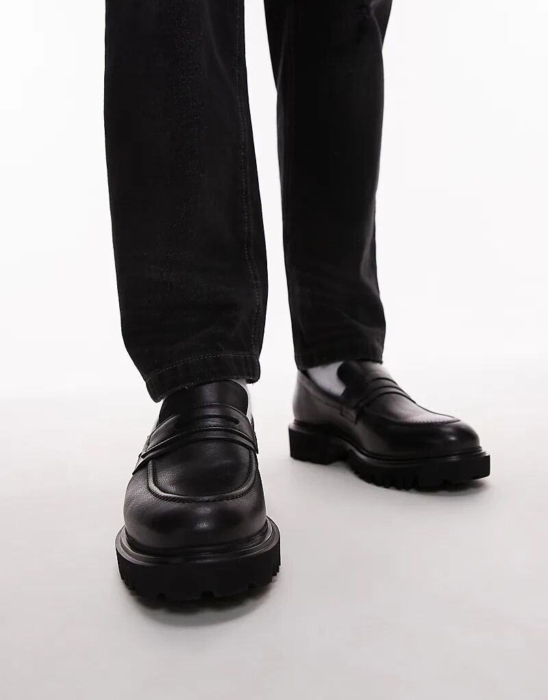 

Кожаные мокасины vinni черного цвета AllSaints