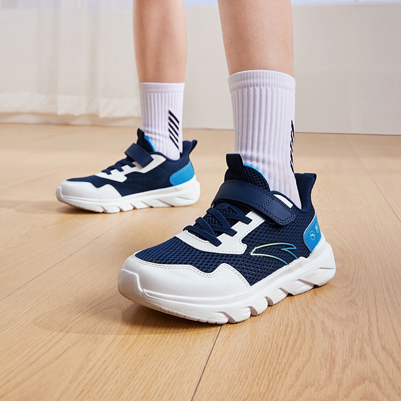 Детские кроссовки для бега Unisex Antakids, цвет глубокий океан синий/белый Anta/подводный синий — фото 3