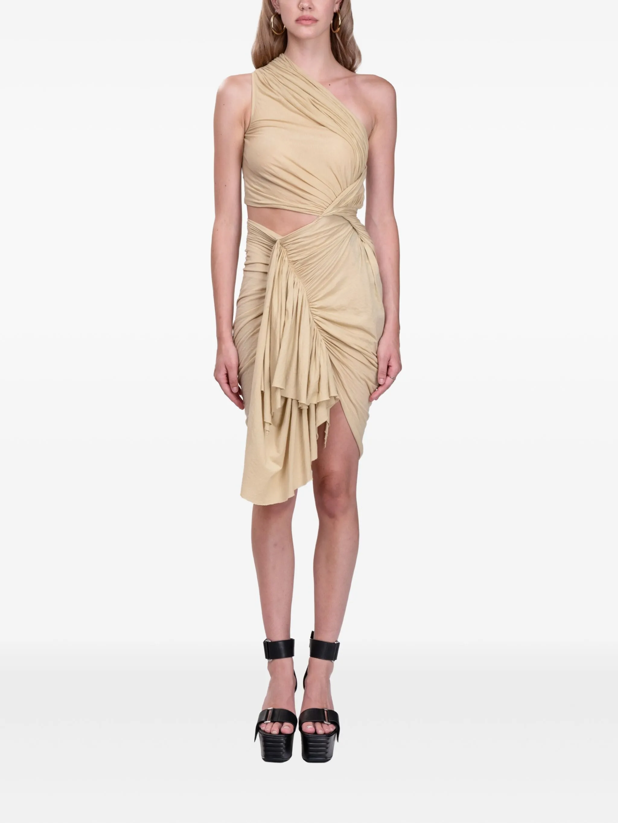 

Платье Fog Rick Owens Drkshdw, бежевый