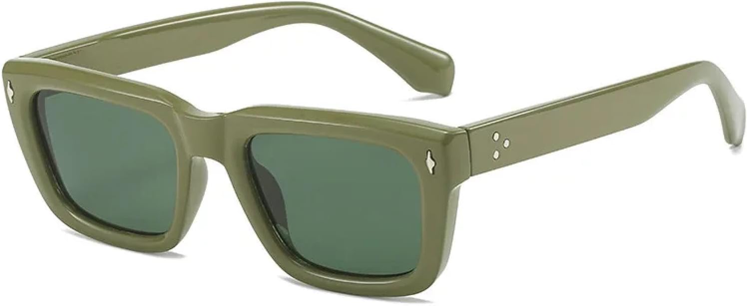 

Солнцезащитные очки для мужчин и женщин, с защитой от фиолетового оттенка, для путешествий, вождения, спорта, защита от УФ-излучения UV400, простая толстая оправа, широкие дужки TKKTLLT, Lvkuanglvpian