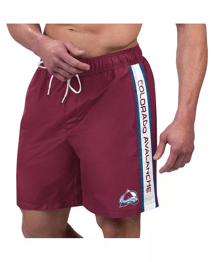 

Мужские бордовые шорты Colorado Avalanche Streamline Volley G-III Sports by Carl Banks