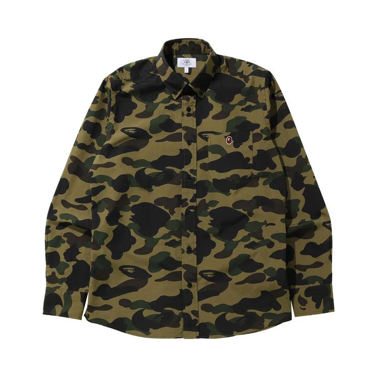 

Рубашка BAPE 1st Camo Button Down Shirt, Green