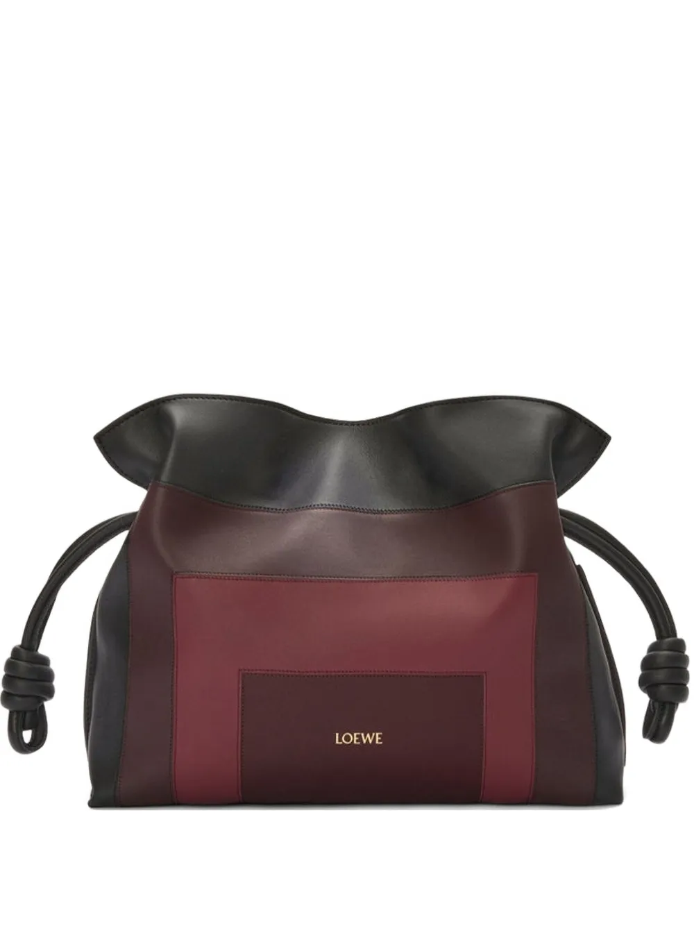 

Сумка-ведро Flamenco среднего размера LOEWE, черный