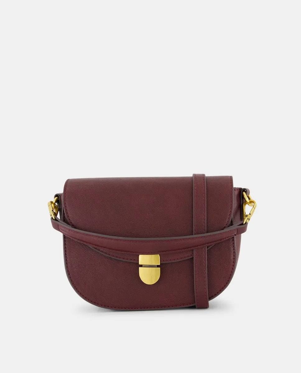 

Кожаная сумка с гармошкой Tintoretto, бордовый