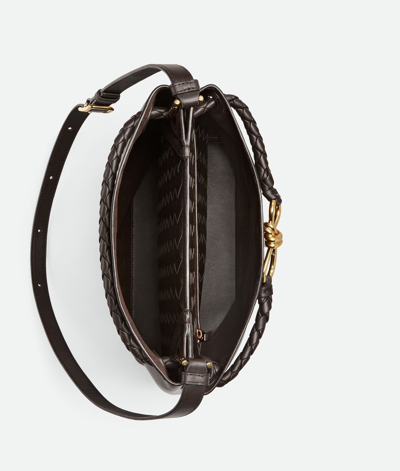 Andiamo bucket BOTTEGA VENETA, фондан — фото 3