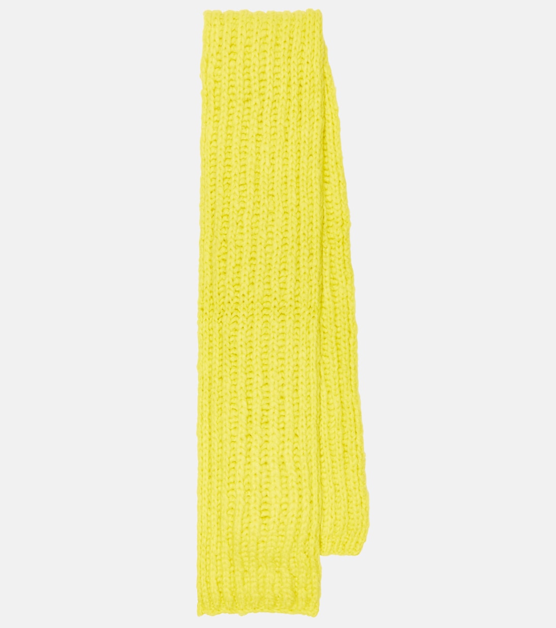 

Кашемировый шарф Ruben в рубчик Gabriela Hearst, Citrine