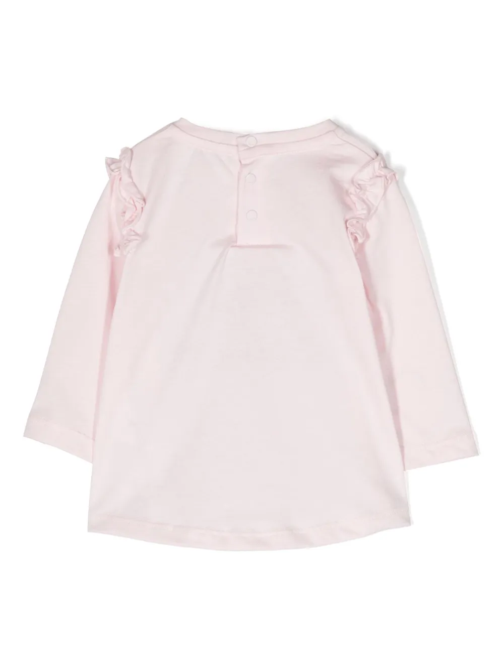 Футболка с длинными рукавами и логотипом Givenchy Kids, розовый — фото 2