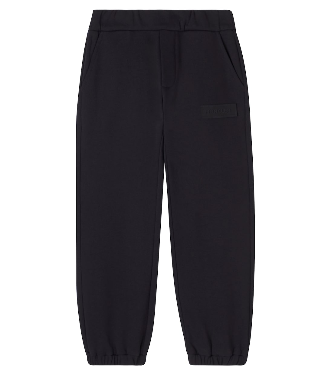 

Спортивные брюки из хлопкового джерси Moncler Enfant, черный