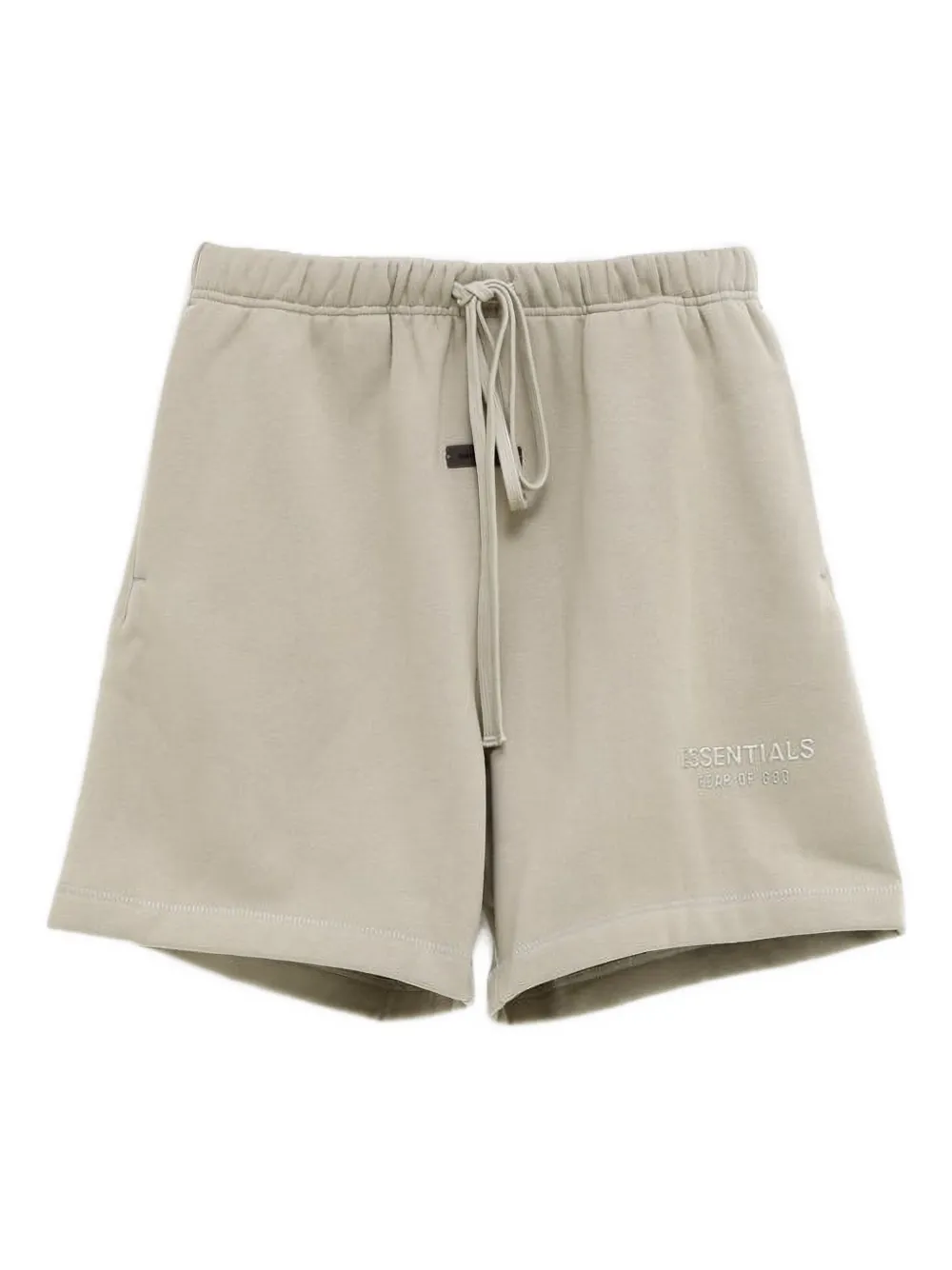 

Шорты с вышитым логотипом и эластичной талией FEAR OF GOD ESSENTIALS, нейтральный