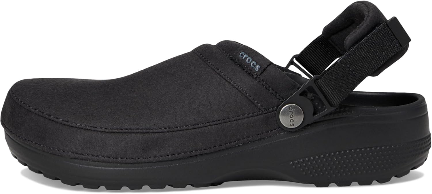 Классические парусисабо Crocs унисекс для мужчин и женщин, черный — фото 4