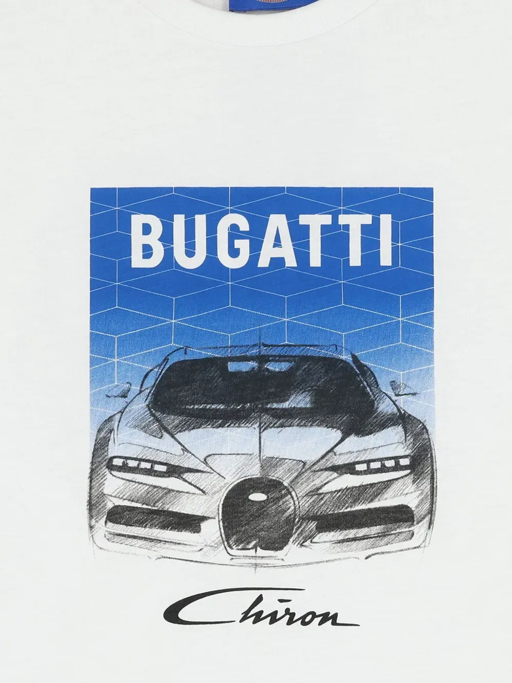 Футболка с графическим принтом Bugatti Kids, белый — фото 3