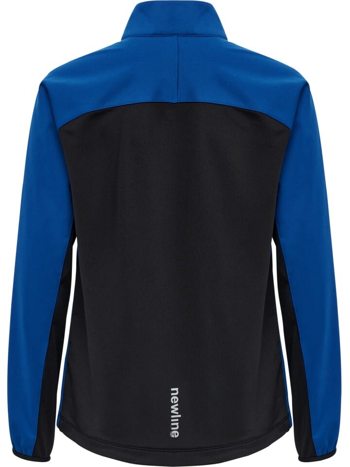 Спортивная куртка Newline Reflektierend Logo Kids Core Laufen Kinder, цвет true blue — фото 2