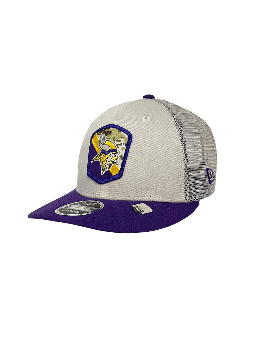 

Спортивная кепка NEW ERA 9FIFTY Salute To Service Minnesota Vikings, кремовый