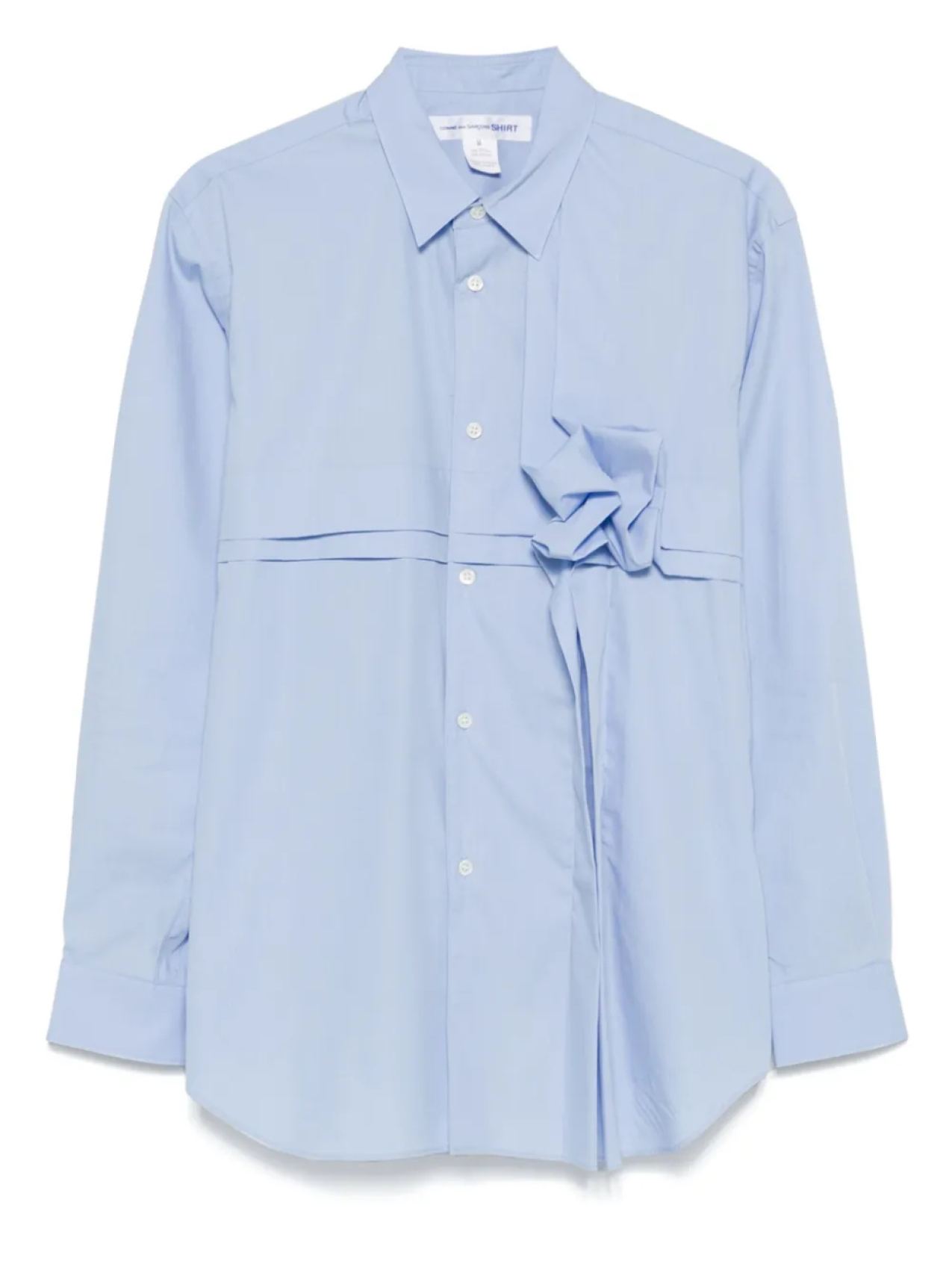 

Comme Des Garçons Shirt рубашка с цветочным узором, синий