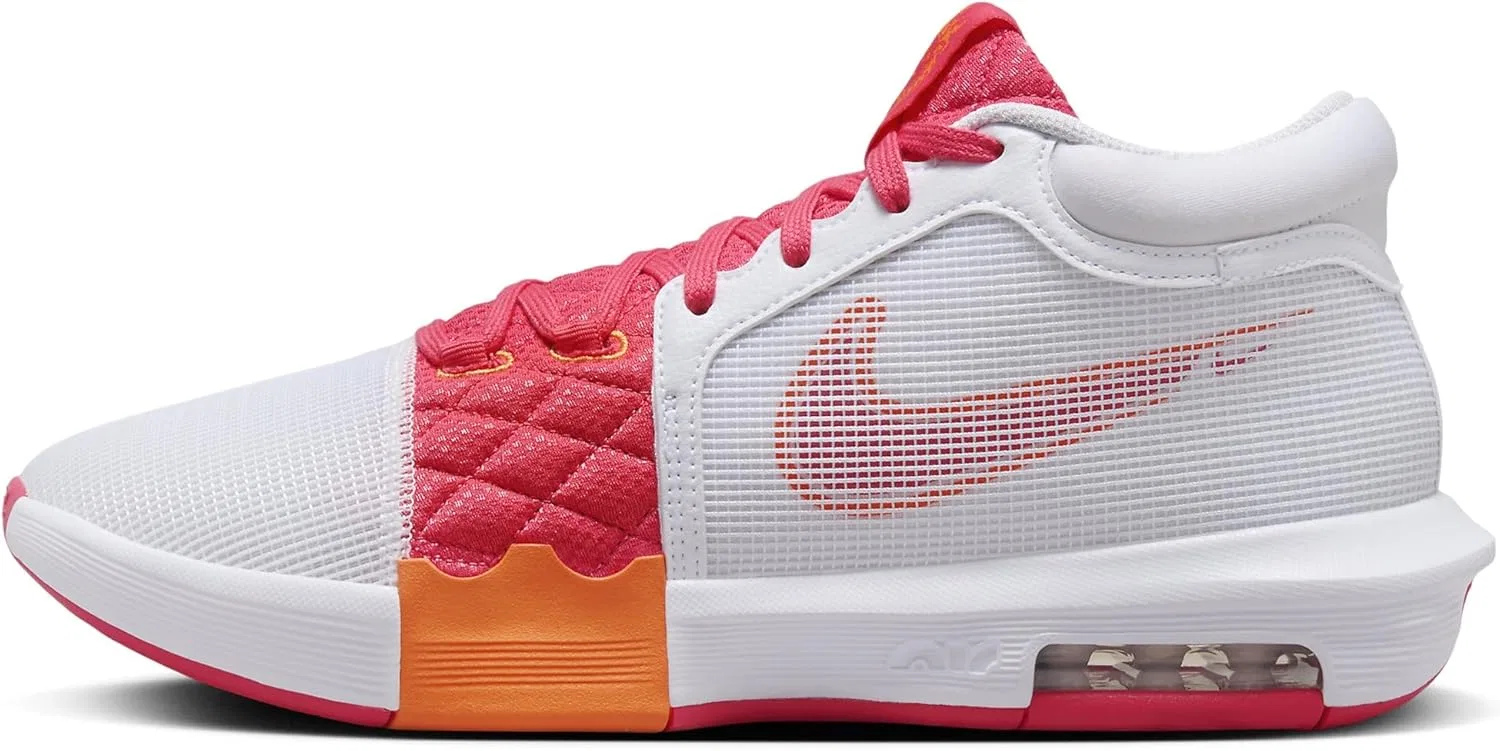 Баскетбольные кроссовки Lebron Witness VIII HQ2139 NIKE, 2-White Pink Orange 104
