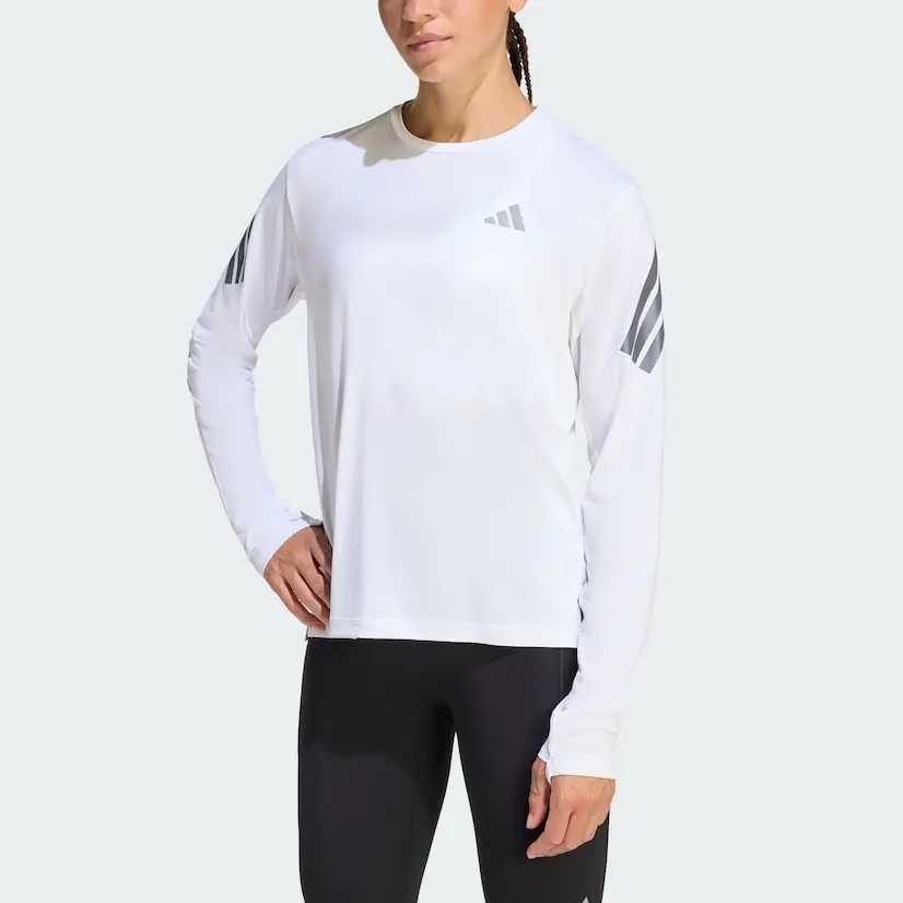 Футболки быстросохнущие женские FW25 Adidas, белый — фото 3