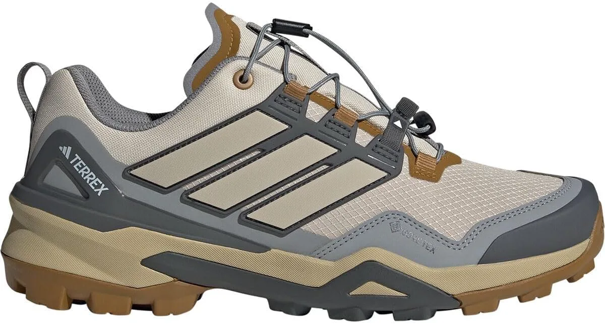 Мужские походные кроссовки Adidas Terrex Skychaser с Gore-tex, бежевый/серый — фото 3