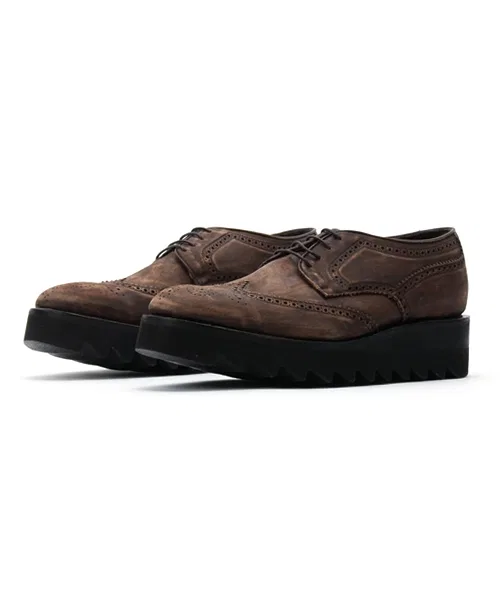 Мужские кожаные туфли-броги MURO (с рантовой конструкцией Goodyear Welt)