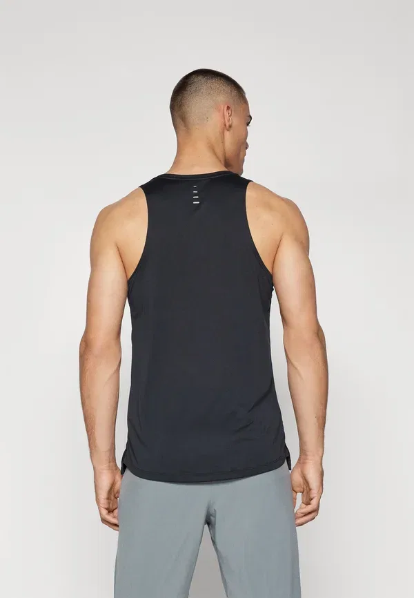 Топ для бега Nike Performance, black/silver-colored, черно-серебристый — фото 3