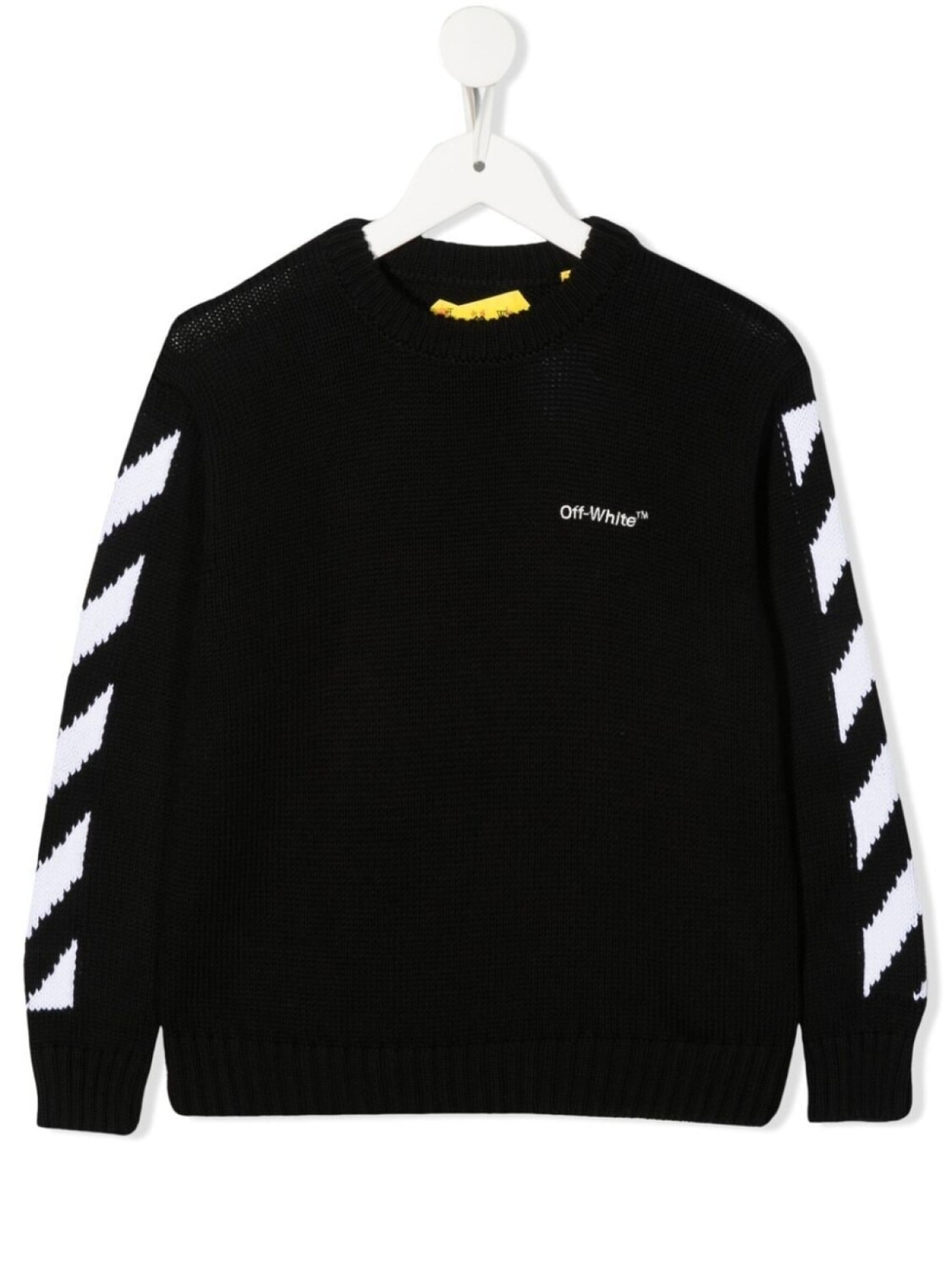 

Off-White Kids толстовка Rubber Arrow с круглым вырезом, черный